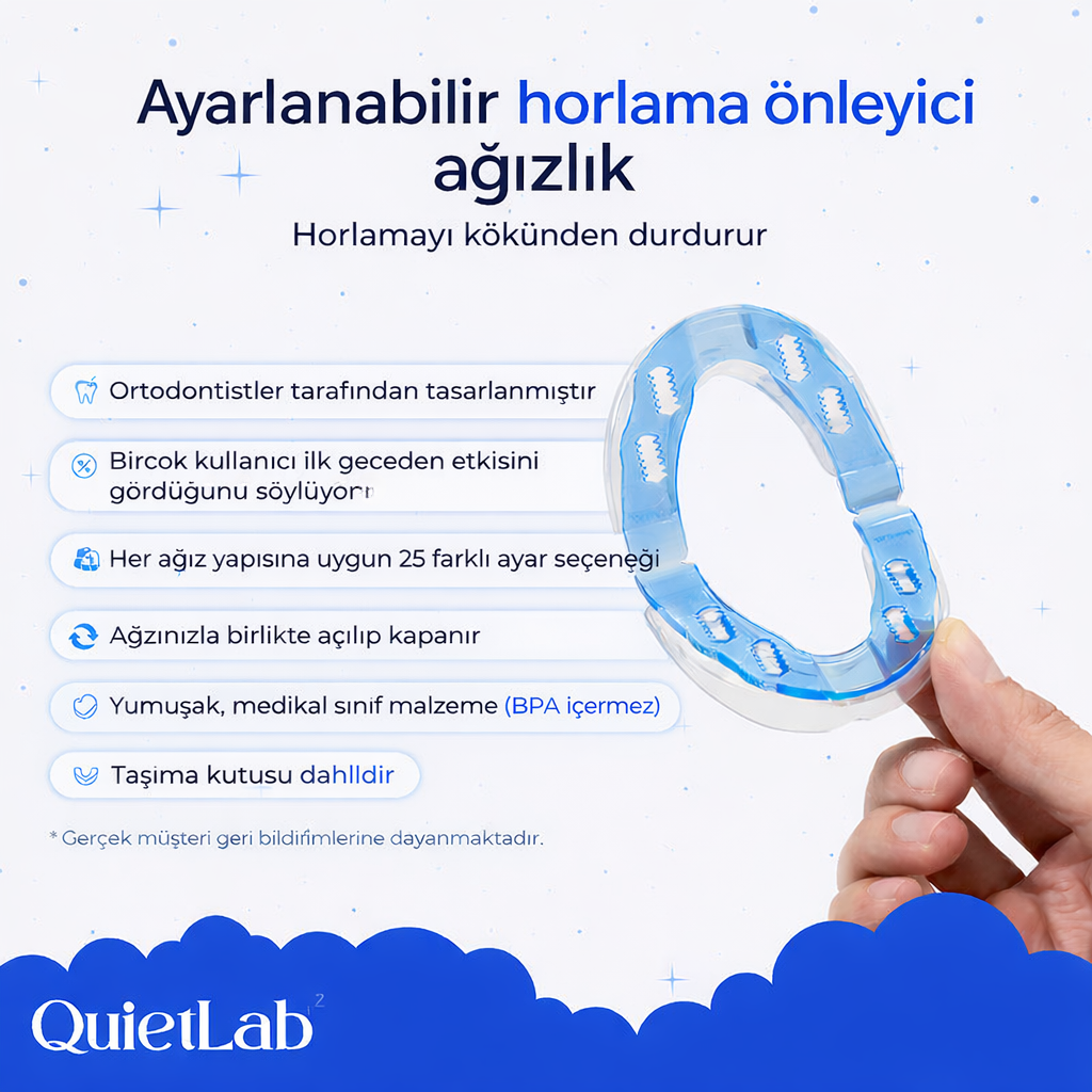 QuietLab® Horlama Önleyici Ağızlık
